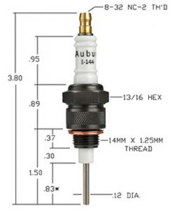 I-144 AUBURN IGNITER - ****ONLY AVAILABLE IN 40 PC CS LOTS....USE P/N: R6077 EQUIVALENT INSTEAD****
