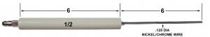 04066S STANDARD ELECTRODE WITH 6" ST TIP