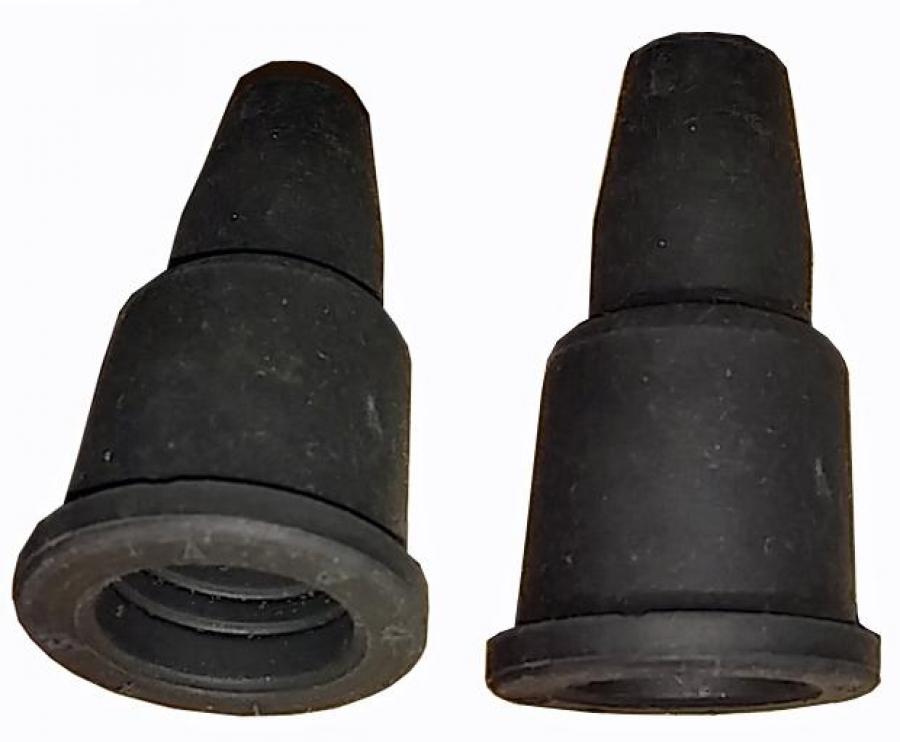 50737 SILICONE DISTRIBUTOR BOOT - BLACK - STRAIGHT