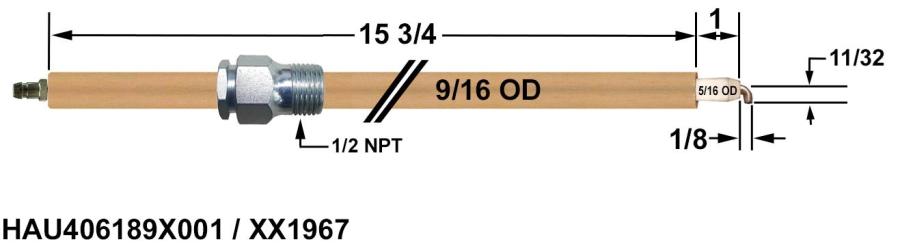 XX1967 HAUCK REPLACEMENT IGNITER HK406189X001 FOR MODEL PBG-2000 XX1967 HAUCK REPLACEMENT IGNITER HK406189X001 FOR MODEL PBG-2000