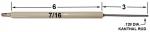 WISE CORP FLAME ROD FR-30666 - 6"