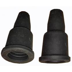 50737 SILICONE DISTRIBUTOR BOOT - BLACK - STRAIGHT