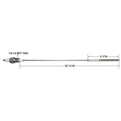 EC100205-6  IGNITER REPL ECL 100205-6 / "A" DIM = 32 11/16 EC100205-6  IGNITER REPL ECL 100205-6 / "A" DIM = 32 11/16