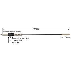 EC100640-1  ELECTRODE REPL ECLIPSE 100640-1 / "A" DIM = 19 EC100640-1  ELECTRODE REPL ECLIPSE 100640-1 / "A" DIM = 19