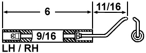 20188-02  AXEMAN-ANDERSON ELECTRODE / 144539-7 LH & 144538-7 RH