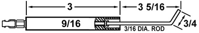 25149 MIDCO FLAME ROD 1360-03