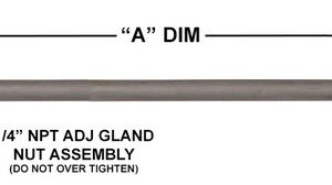 EC100602-12 FLAME ROD REPL ECL 100602-12 / OAL = 29 1/4"