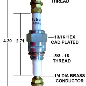 F-220-1B AUBURN FEED-THROUGH ELECTRODE