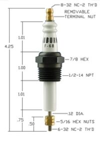 F-68 AUBURN FEED-THROUGH - CS12974