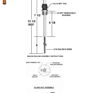 MX27729 FLAME ROD / REPLACES MAXON 27729 - SEALED UNIT
