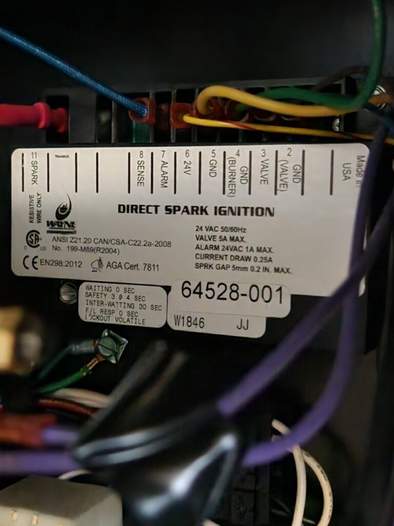 64528-001  IGNITION CONTROL-WAYNE-0 PRE-PURGE