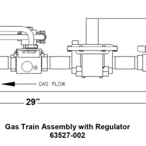 63527-002 GAS TRAIN-10 UL T1 RY-NA-AY / REPLACES 63527-001
