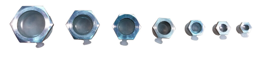 P-1122-L OBSERVATION PORT 1 1/2" NPT - MAX TEMP 500 DEGREE F - ZINC PLATED STEEL