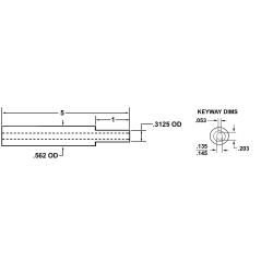 17958 SPECIAL GLAZED CERAMICS 5" L X 9/16 OD OAL AND 1" X 5/16 OD 17958 SPECIAL GLAZED CERAMICS 5" L X 9/16 OD OAL AND 1" X 5/16 OD